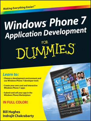 cover image of Windows Phone 7 Application Development For Dummies